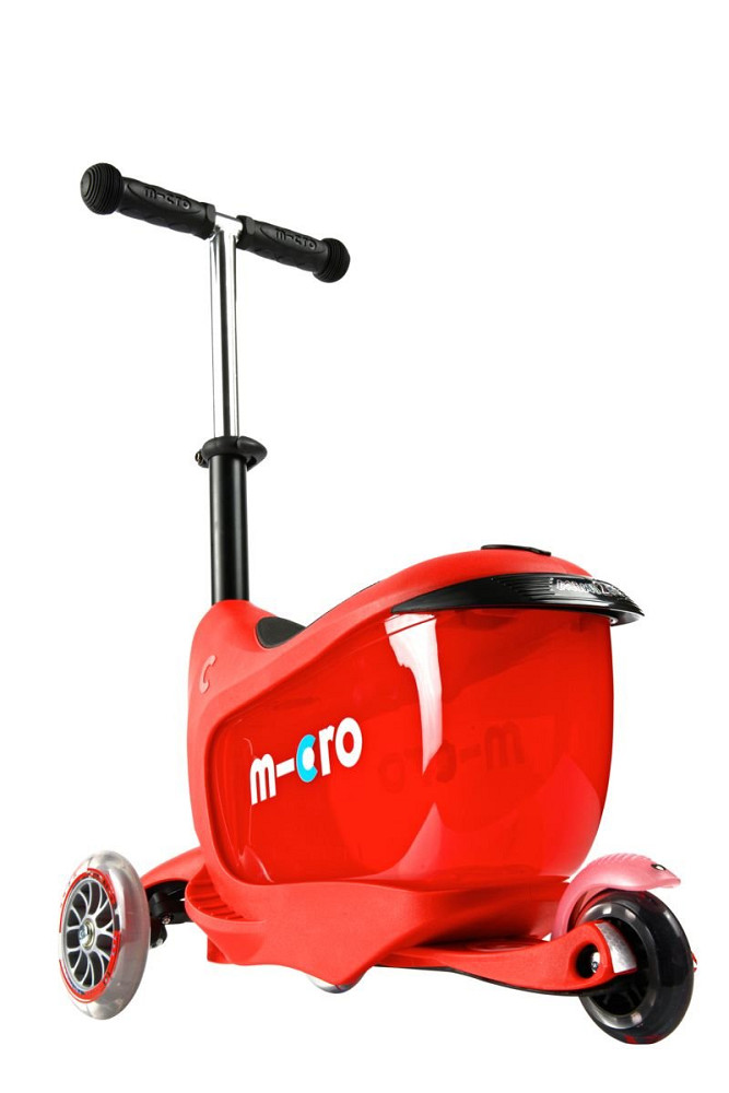 Jeździk i Hulajnoga Micro Mini2Go Deluxe Plus Red 