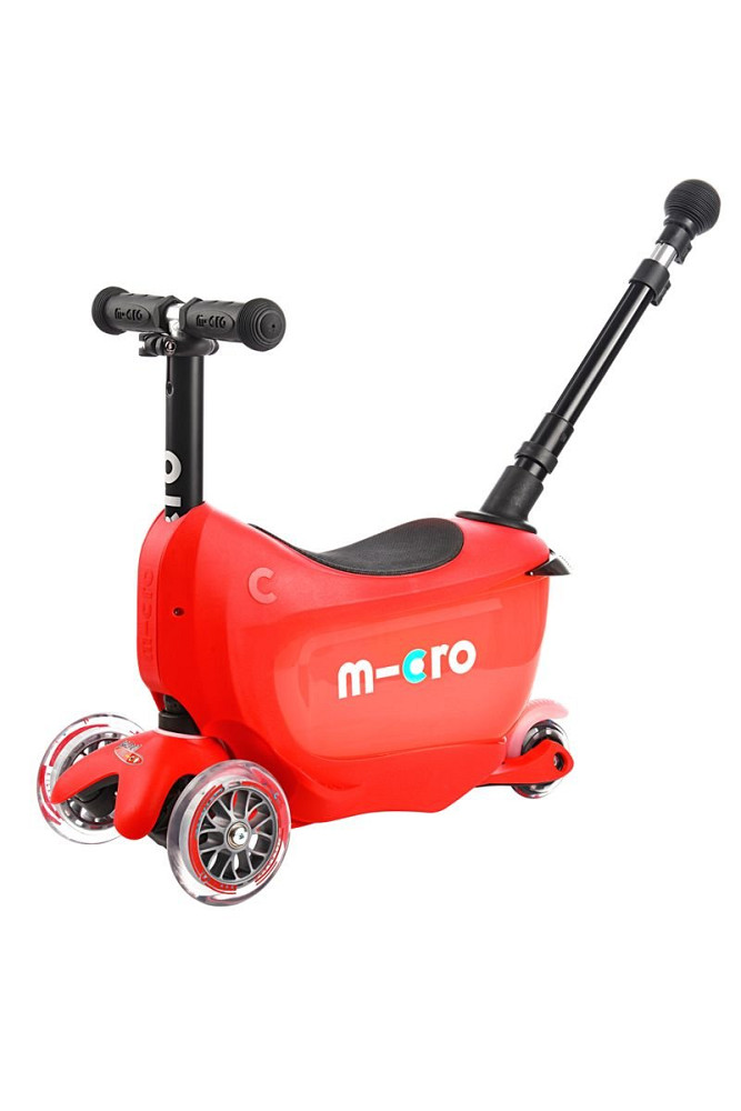 Jeździk i Hulajnoga Micro Mini2Go Deluxe Plus Red 