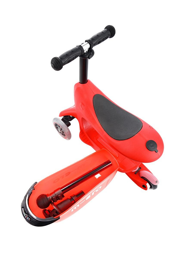 Jeździk i Hulajnoga Micro Mini2Go Deluxe Plus Red 