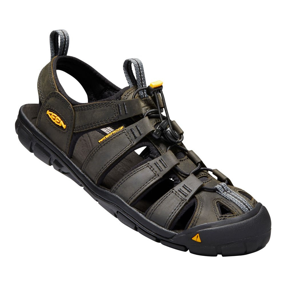 Buty sandały sportowe męskie Keen Clearwater CNX Leather Magnet Black 2026