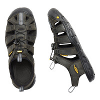 Buty sandały sportowe męskie Keen Clearwater CNX Leather Magnet Black 2026