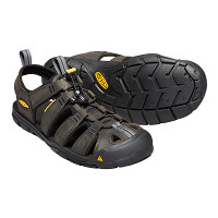 Buty sandały sportowe męskie Keen Clearwater CNX Leather Magnet Black 2026