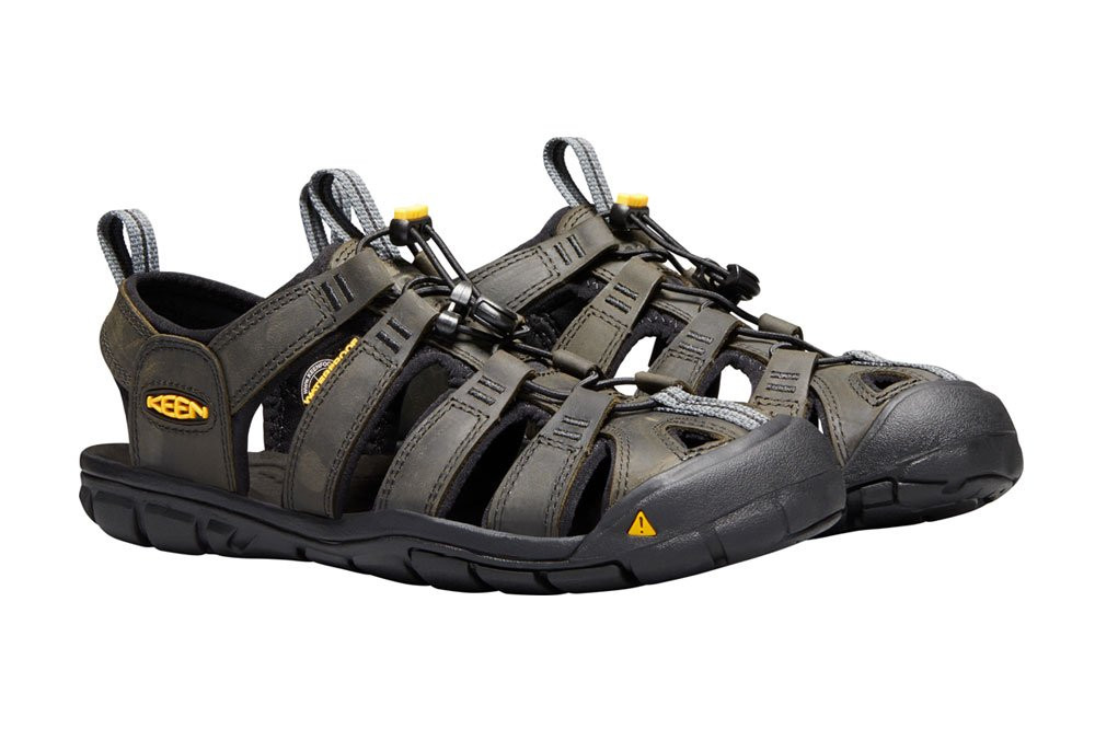 Buty sandały sportowe męskie Keen Clearwater CNX Leather Magnet Black 2026