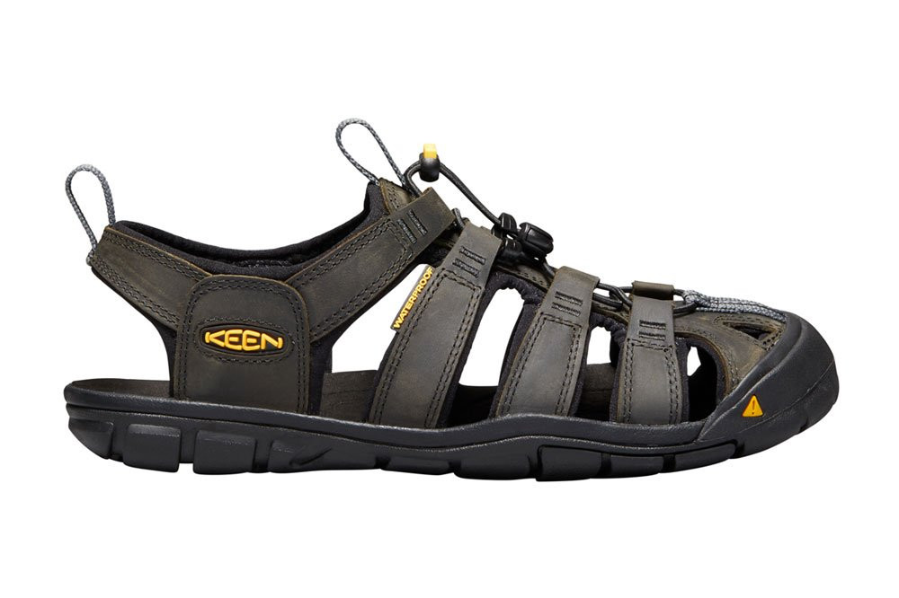 Buty sandały sportowe męskie Keen Clearwater CNX Leather Magnet Black 2026