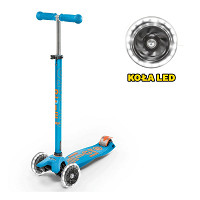 Hulajnoga Maxi Micro Deluxe LED Caribbean Blue 2026
