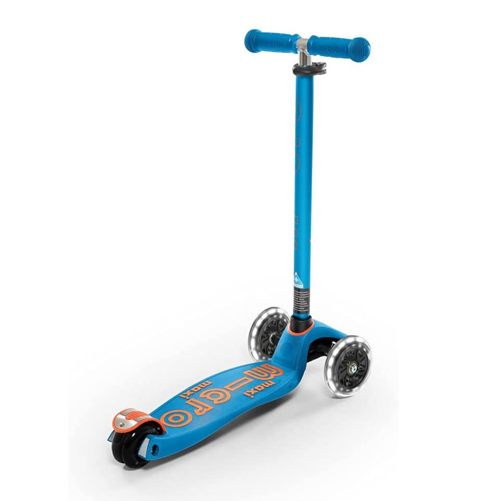 Hulajnoga Maxi Micro Deluxe LED Caribbean Blue 2026