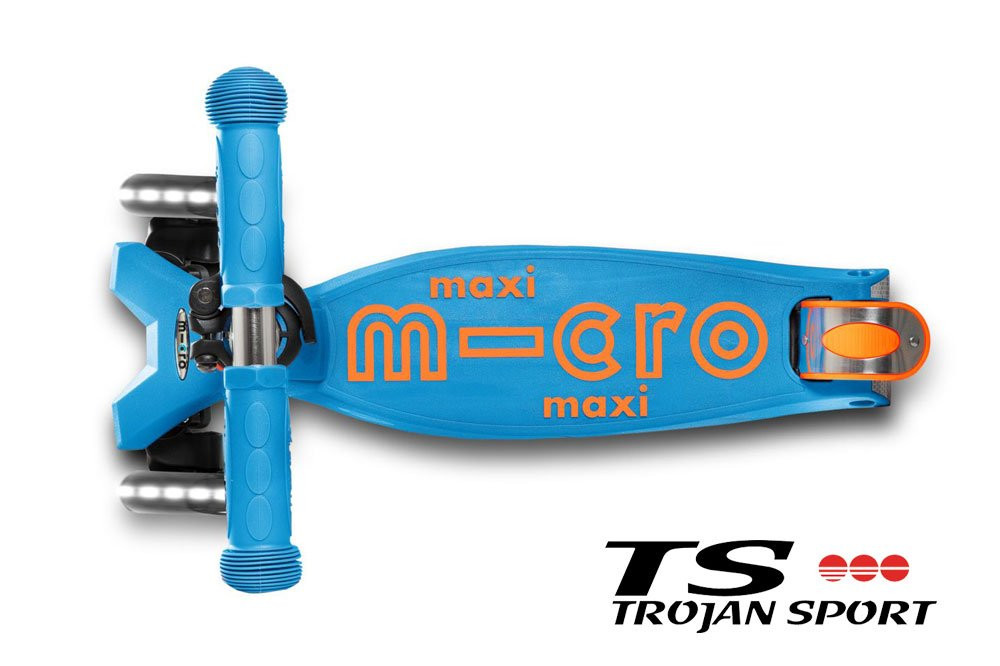 Hulajnoga Maxi Micro Deluxe LED Caribbean Blue 2026