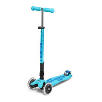 Hulajnoga Maxi Micro Deluxe Foldable Bright Blue LED 2026 składana