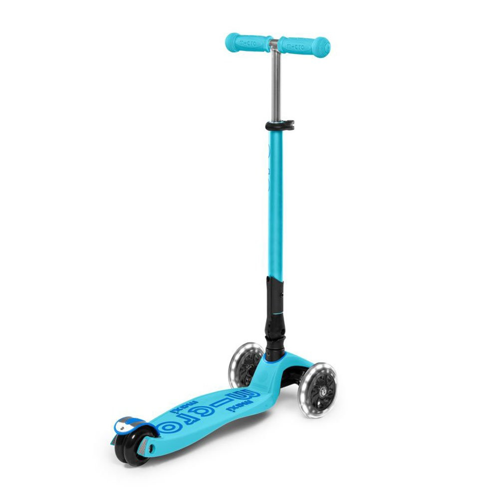 Hulajnoga Maxi Micro Deluxe Foldable Bright Blue LED 2026 składana
