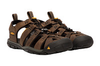 Buty sandały sportowe męskie Keen Clearwater CNX Leather Dark Earth Black 2026
