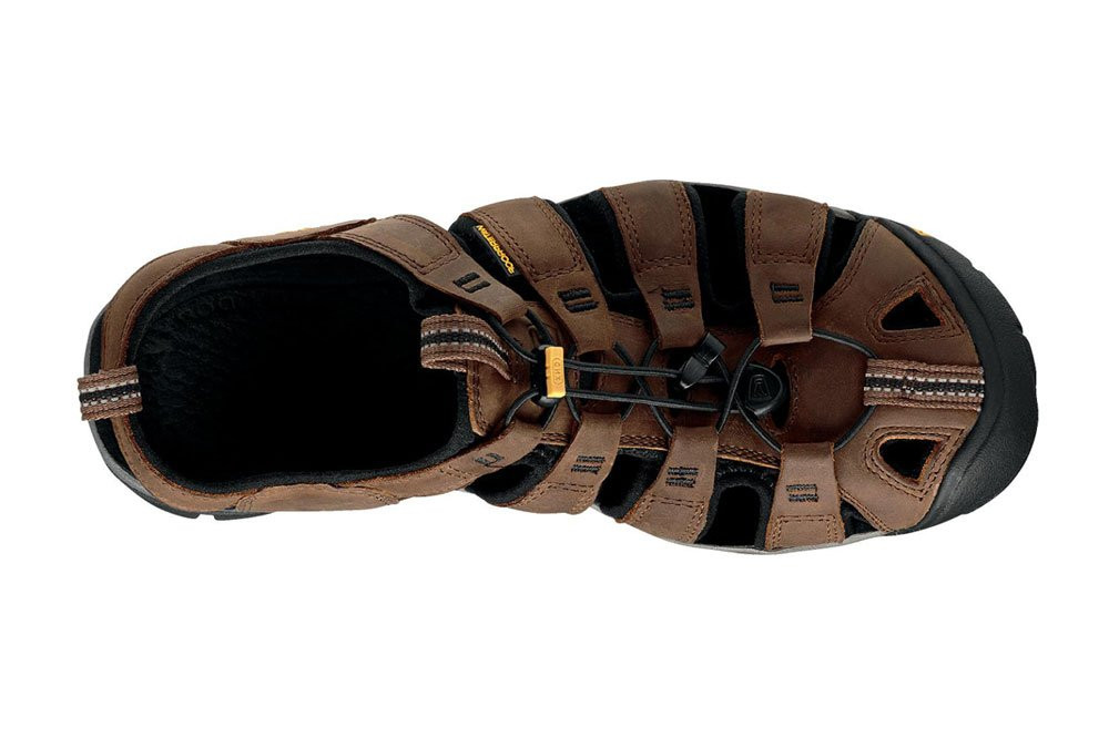 Buty sandały sportowe męskie Keen Clearwater CNX Leather Dark Earth Black 2026