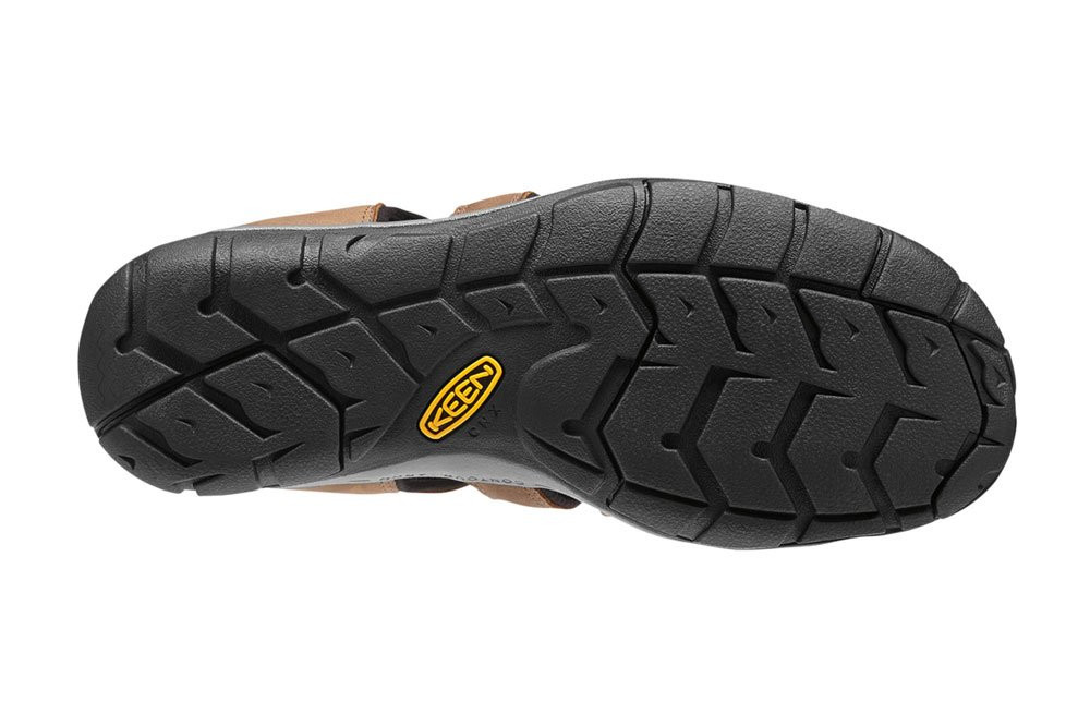 Buty sandały sportowe męskie Keen Clearwater CNX Leather Dark Earth Black 2026