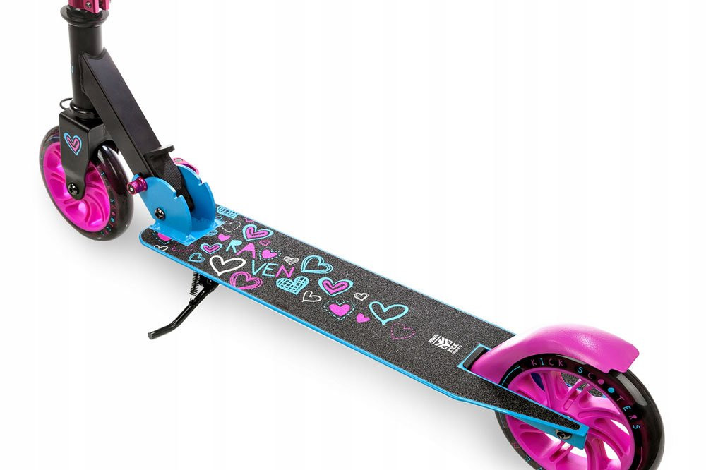 Hulajnoga Raven Elena Black 145mm LED 2026