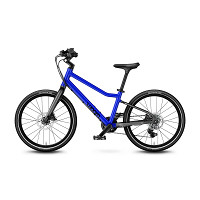 Rower dziecięcy Woom Explore 4 Magnetic Blue 20" 2026 + podpórka + bidon Woom Glug