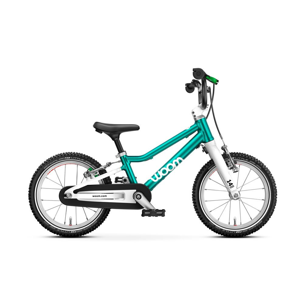 Rowerek dziecięcy Woom 2 GO Metallic Turquoise 14" 2026