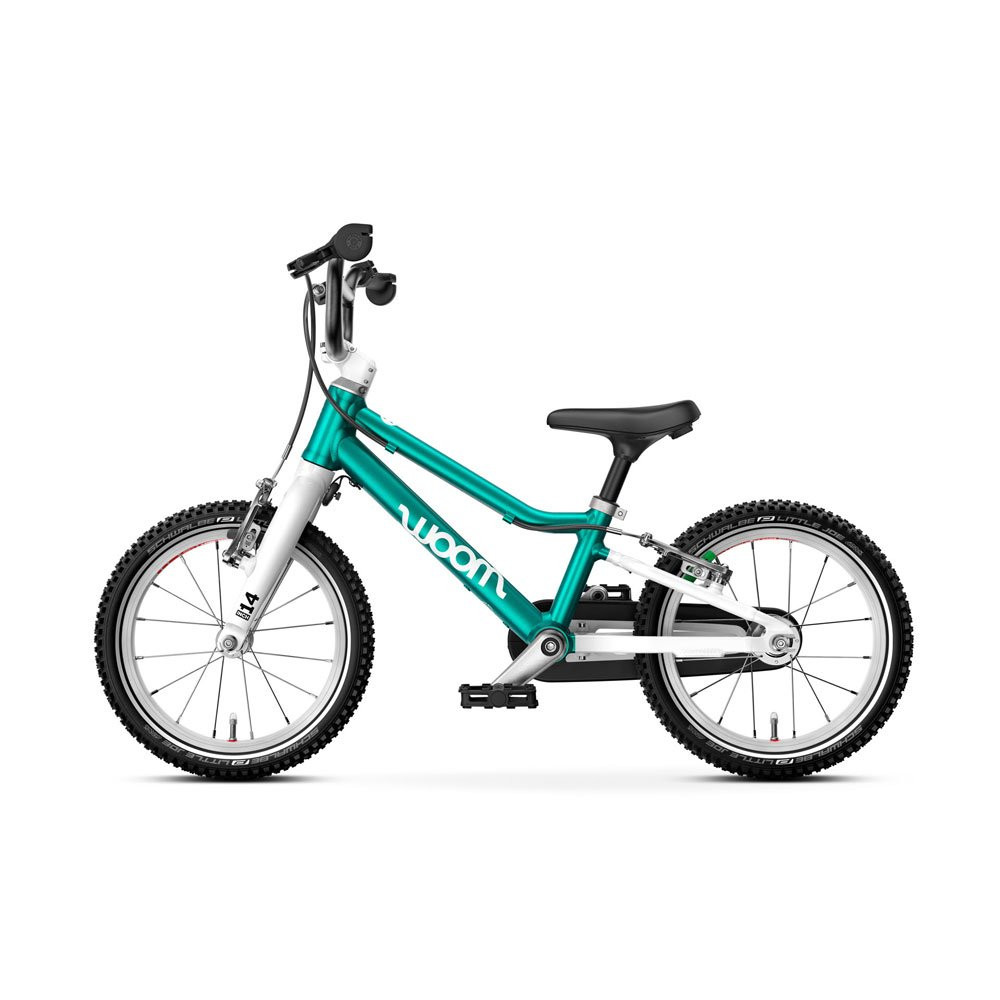 Rowerek dziecięcy Woom 2 GO Metallic Turquoise 14" 2026