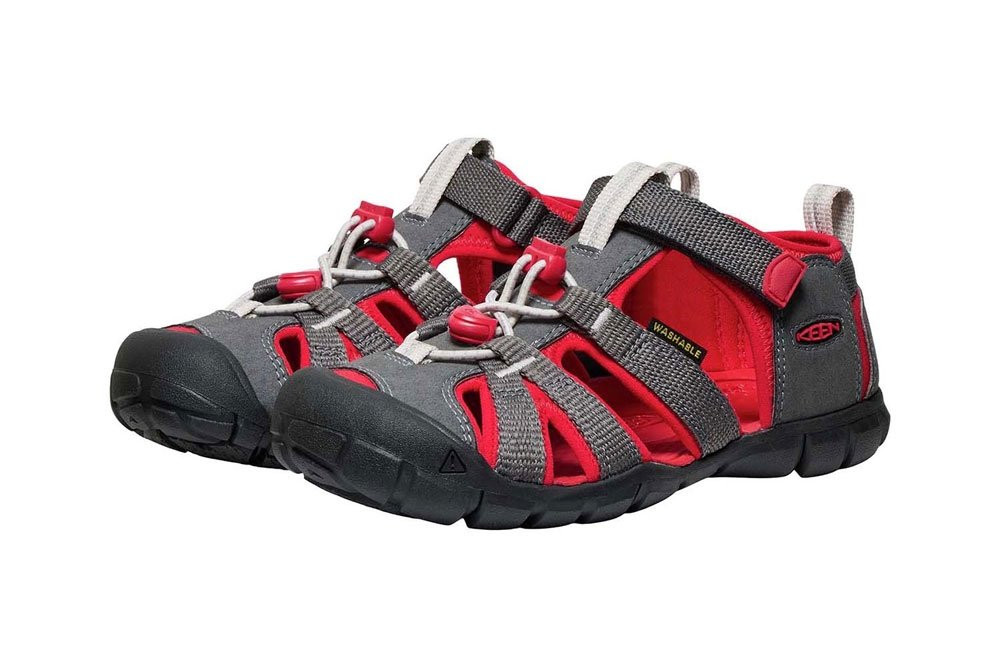 Buty sandały sportowe dziecięce Keen Seacamp II CNX Magnet Red Carpet 2026