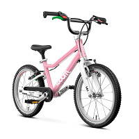 Rowerek dziecięcy Woom 3 GO Powder Pink 16" 2026 + podpórka + dzwonek