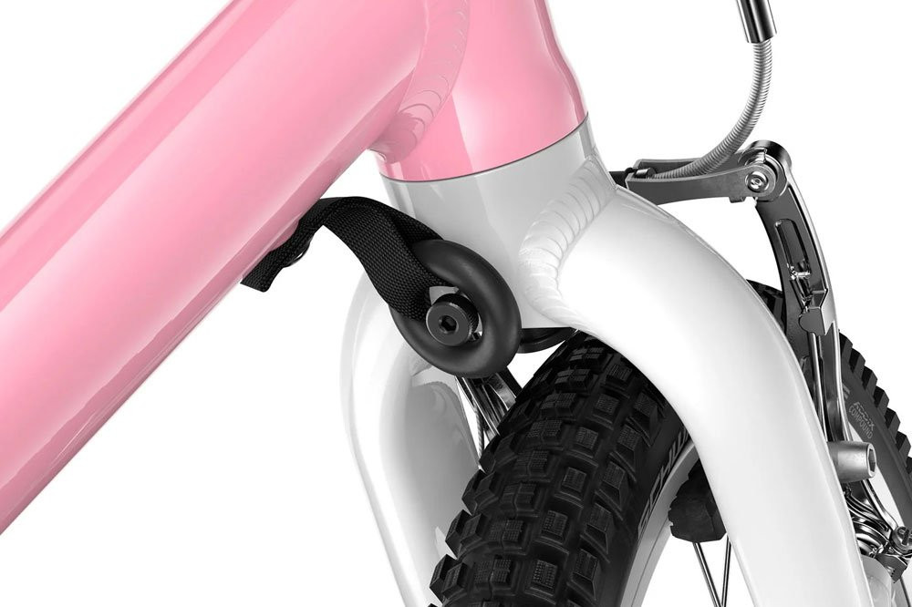 Rowerek dziecięcy Woom 3 GO Powder Pink 16" 2026 + podpórka + dzwonek