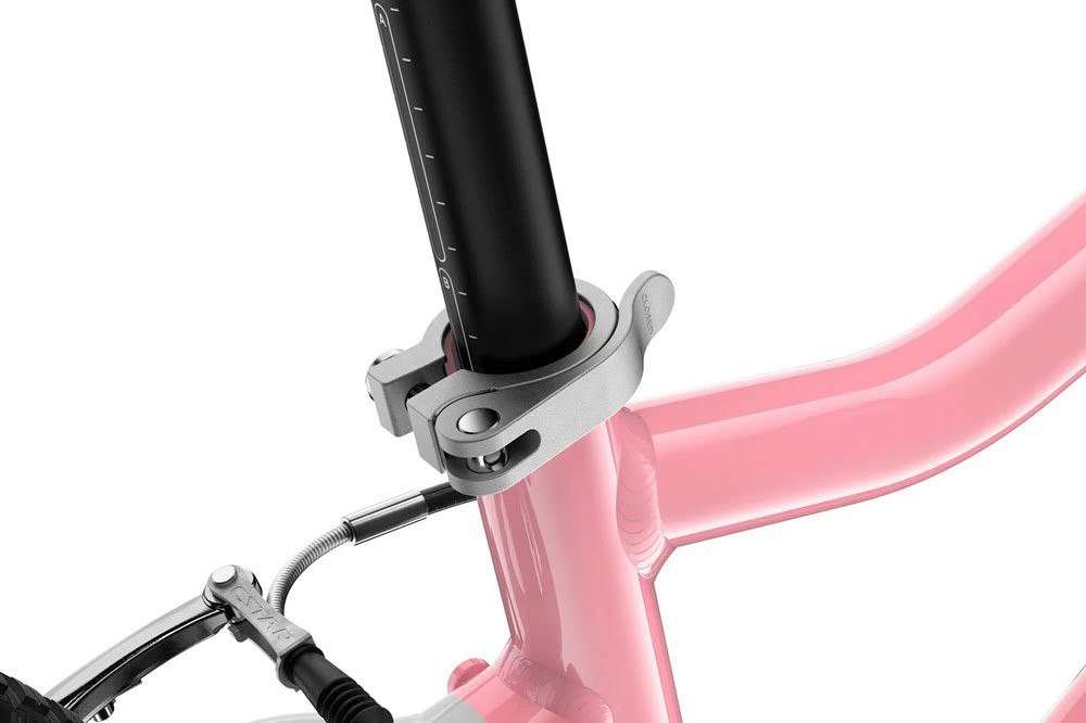 Rowerek dziecięcy Woom 3 GO Powder Pink 16" 2026 + podpórka + dzwonek
