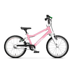 Rowerek dziecięcy Woom GO 3 Automagic Powder Pink 16" 2026 + podpórka + dzwonek