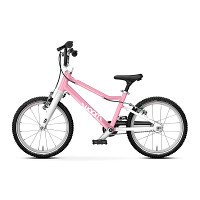 Rowerek dziecięcy Woom GO 3 Automagic Powder Pink 16" 2026 + podpórka + dzwonek