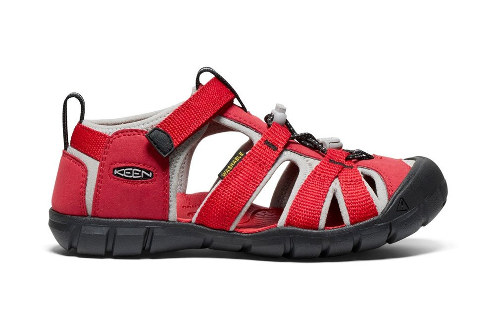 Buty sandały sportowe dziecięce Keen Seacamp II CNX Ribbon Red Alloy Youth 2026