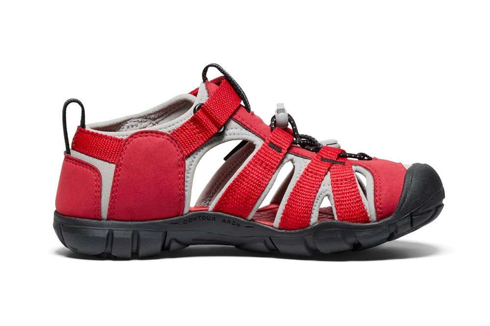 Buty sandały sportowe dziecięce Keen Seacamp II CNX Ribbon Red Alloy Youth 2026