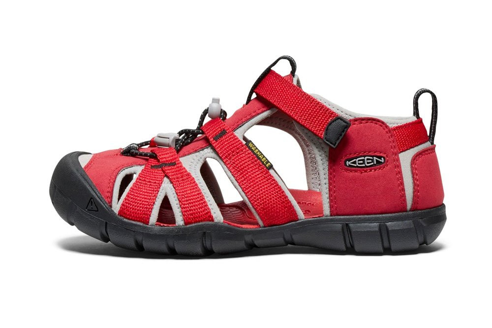 Buty sandały sportowe dziecięce Keen Seacamp II CNX Ribbon Red Alloy Youth 2026