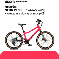 Rower dziecięcy Woom Explore 6 Neon Pink 26" 2026