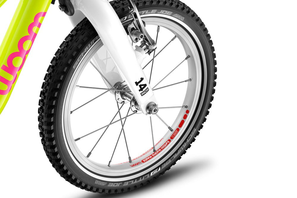 Rowerek dziecięcy Woom 2 GO Neon Lime 14" 2026