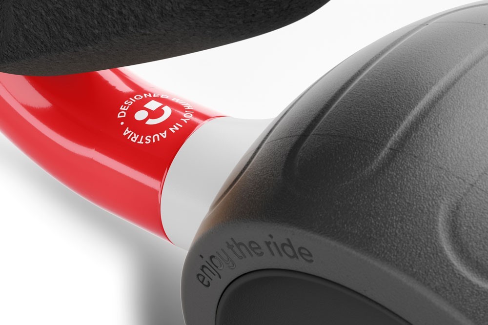 Rowerek biegowy samobalansujący Woom WOW Red Limited + Stapelstein Orginal mini 2026
