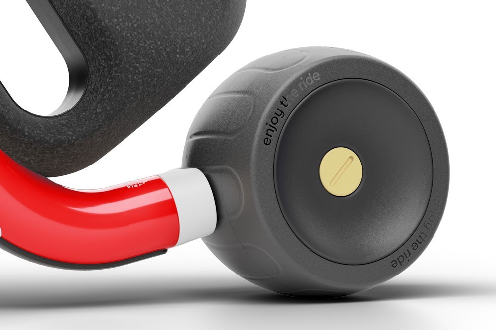 Rowerek biegowy samobalansujący Woom WOW Red Limited + Stapelstein Orginal mini 2026