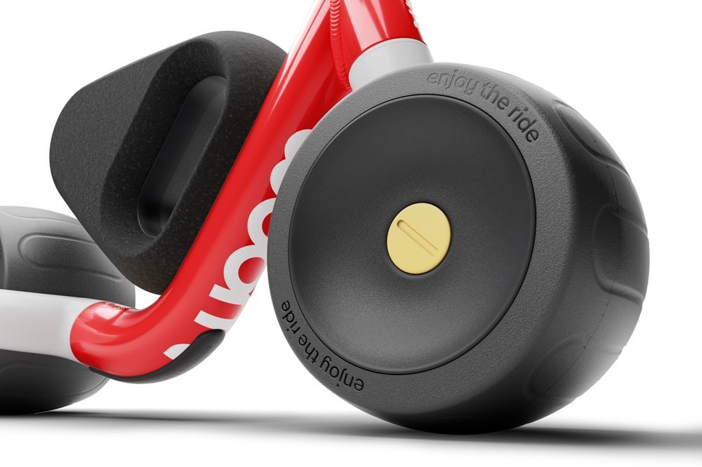 Rowerek biegowy samobalansujący Woom WOW Red Limited + Stapelstein Orginal mini 2026