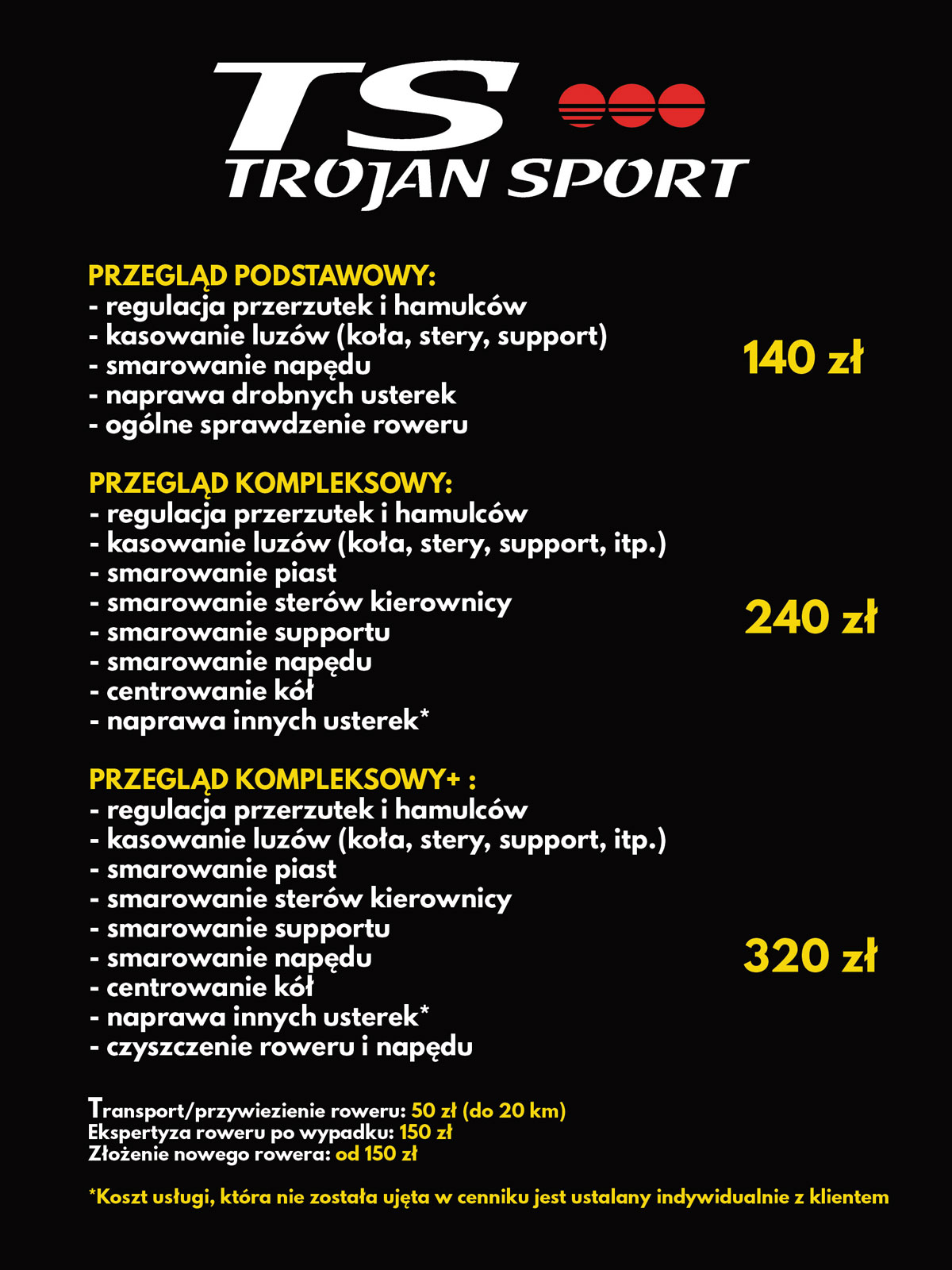 Profesjonalny serwis rowerowy