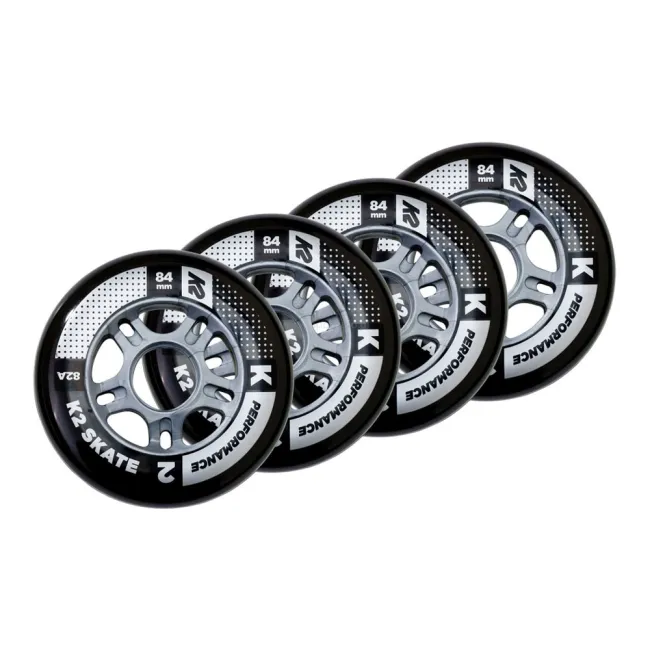 Kółka do  rolek K2 Performance 84mm/82A 4-pack