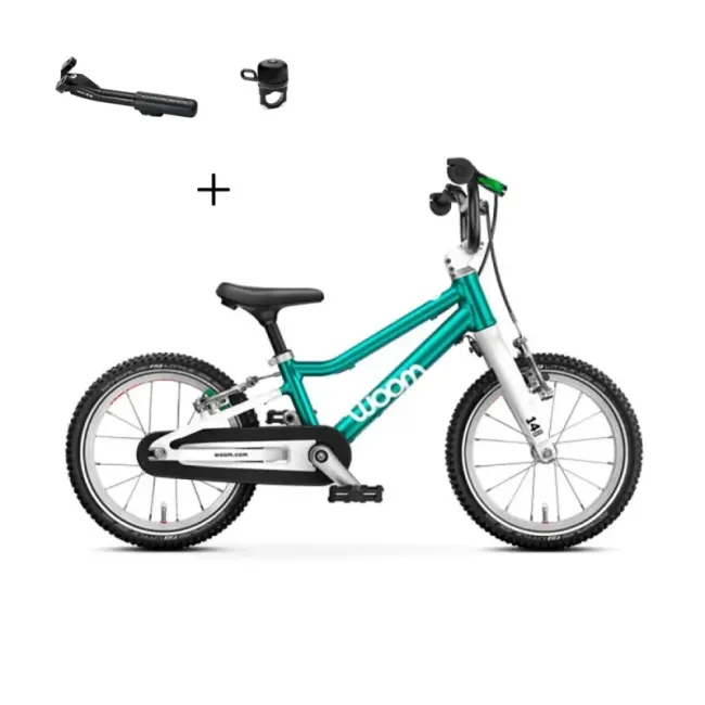 Rowerek dziecięcy Woom 2 GO Metallic Turquoise 14