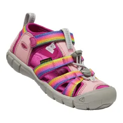 Buty sandały sportowe dziecięce Keen Seacamp II CNX Rainbow Festival Fuchsia 2024