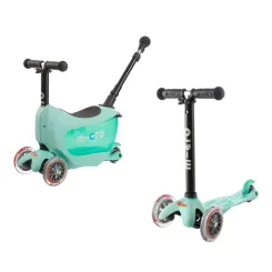 Jeździk i Hulajnoga Micro Mini2Go Deluxe Plus Mint 2023