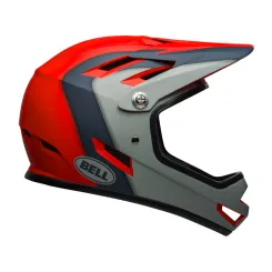 Kask rowerowy Full Face Bell Sanction Grey Red 