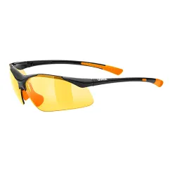 Okulary sportowe Uvex Sportstyle 223 Black Orange S1