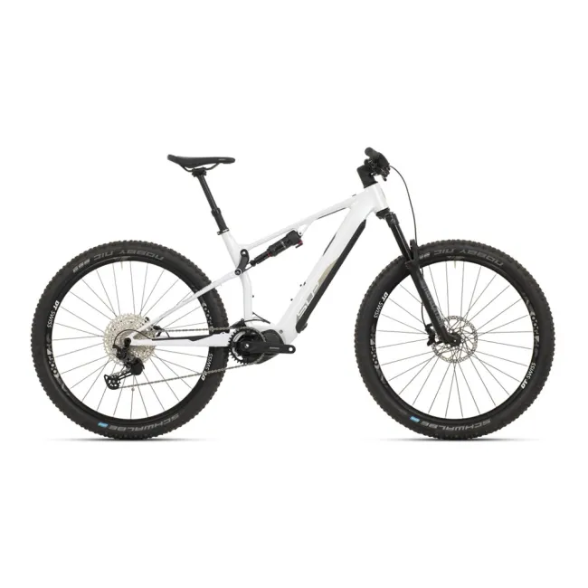 E-bike Superior eXF9039 Gloss White Chrome Silver 29