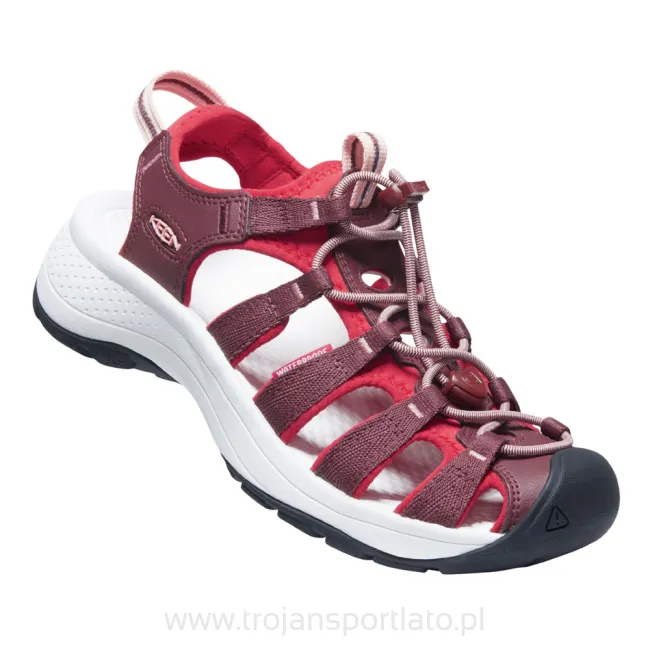 Buty sandały sportowe damskie Keen Astoria West Sandal Andorra Red Dahlia