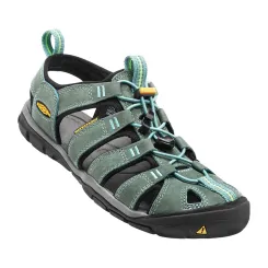 Buty sandały sportowe damskie Keen Clearwater CNX Leather Mineral Blue Yellow 2024