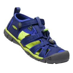 Buty sandały sportowe dziecięce Keen Seacamp II CNX Blue Depths Chartreuse 2023
