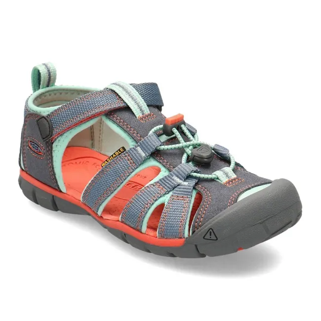 Buty sandały sportowe dziecięce Keen Seacamp II CNX Flint Stone Ocean Wave