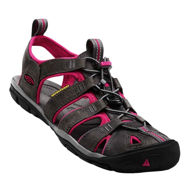 Buty sandały sportowe damskie Keen Clearwater CNX Leather Magnet Sangria