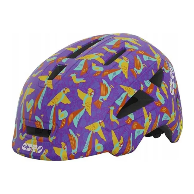 Kask rowerowy dziecięce Giro Scamp II Matte Purple Libre