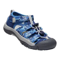 Buty sandały sportowe dziecięce Keen Newport H2 Camo Bright Cobalt 2023