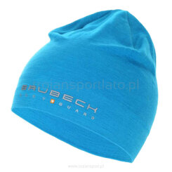 Czapka termoaktywna dwuwarstwowa Brubeck Active Wool Hat z wełną merino Light Blue
